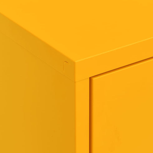 Lady Jillian -  Storage Cabinet Mustard Yellow 80x35x101,5 cm Steel - Model 3